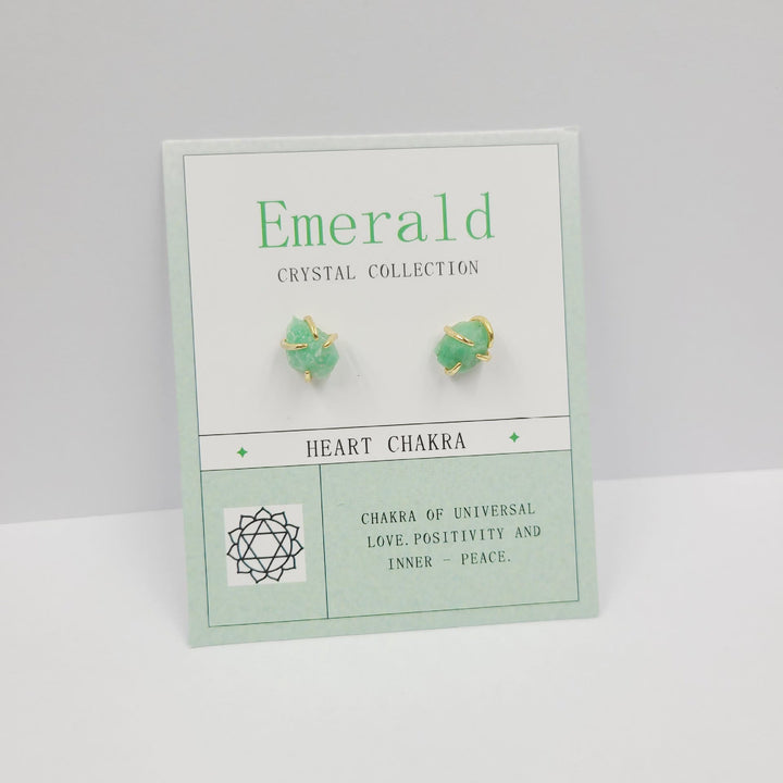 Pendientes de piedra en bruto para el 12.º cumpleaños de Olivenorma