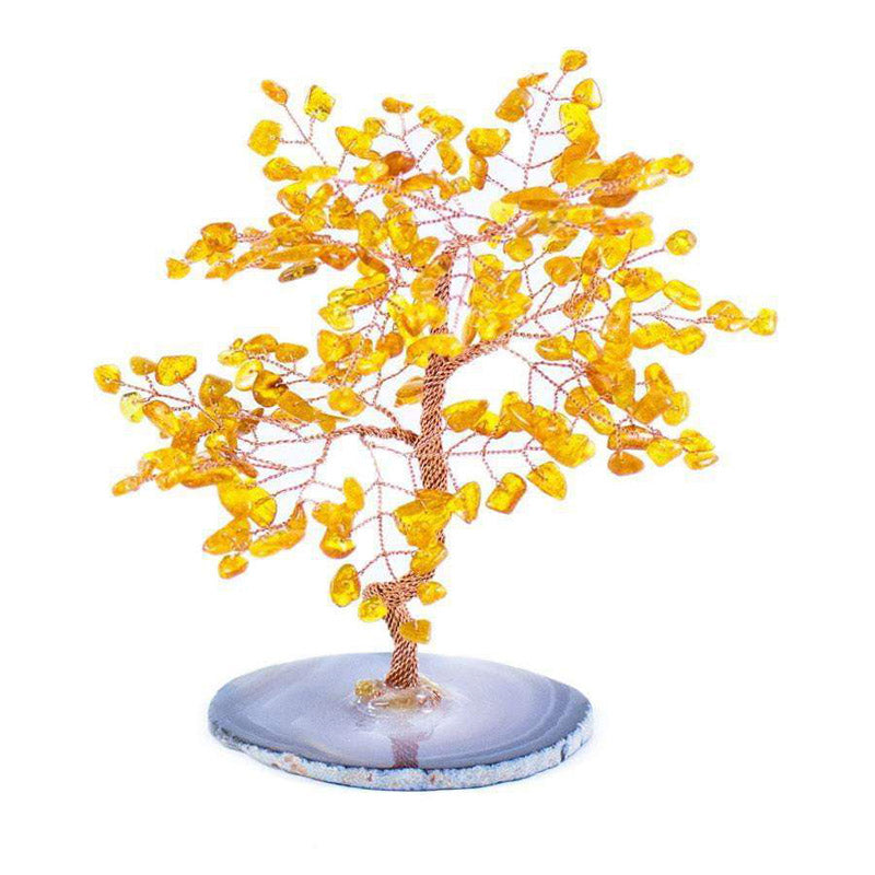 Árbol de protección del Feng Shui con ámbar de Olivenorma