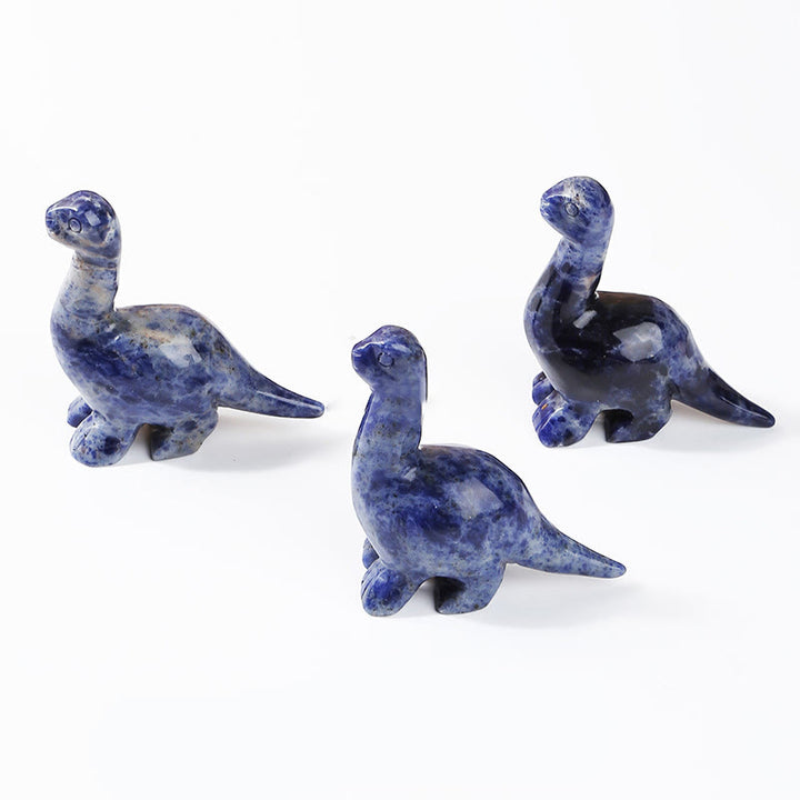 Adorno para el hogar con forma de dinosaurio de cristal de 2,5 pulgadas de Olivenorma