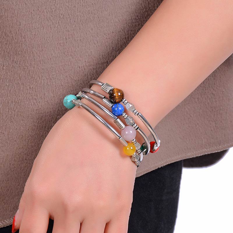 Pulsera de orgón con chakras de Olivenorma 