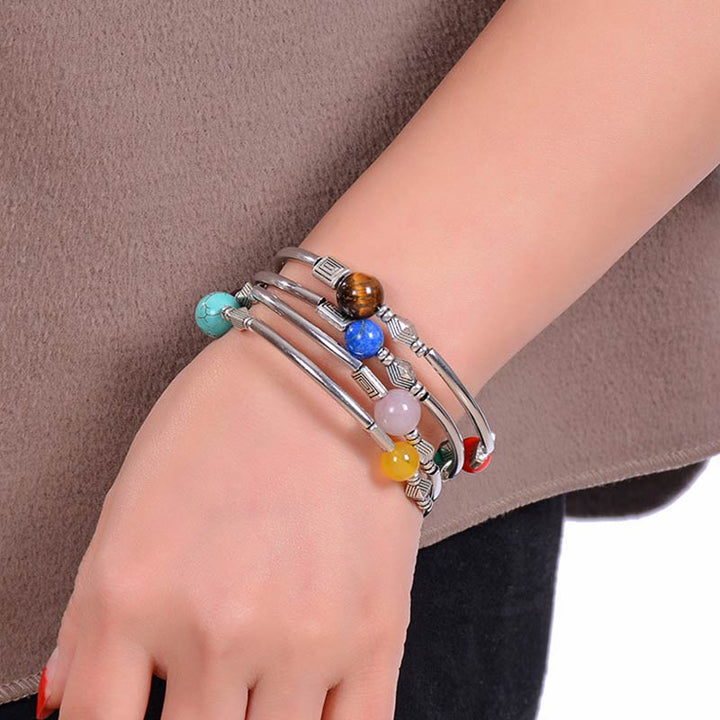 Pulsera de orgón con chakras de Olivenorma 