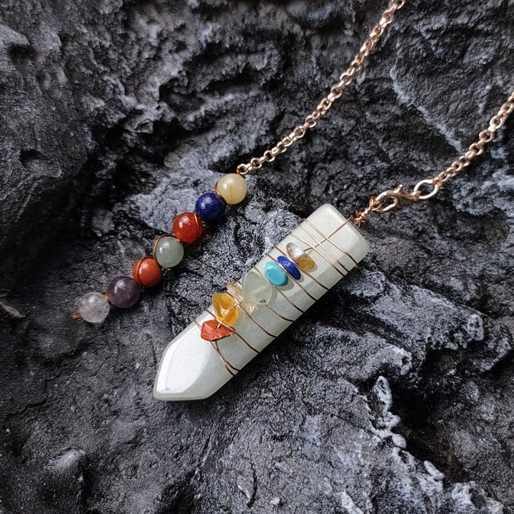 Juego de 17 piedras de cristal para los chakras de Olivenorma 