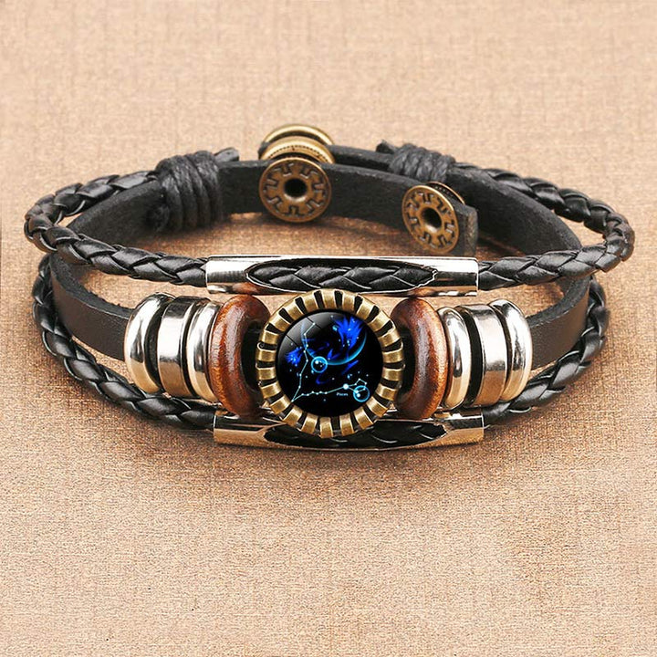Pulsera retro del zodiaco Olivenorma