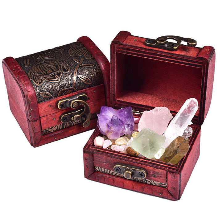 Conjunto de piedras preciosas de cristal en bruto de Olivenorma