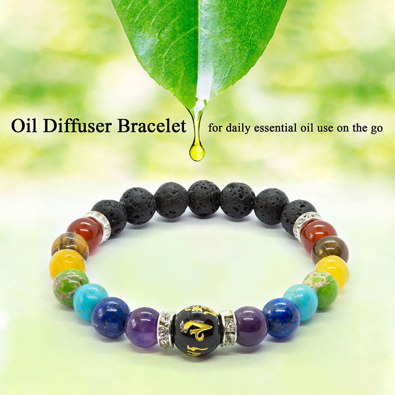 Pulsera de cristales naturales para aliviar la ansiedad de Olivenorma 