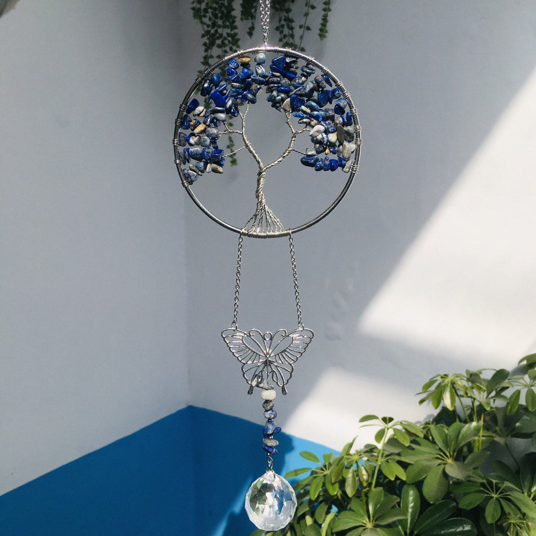 Adorno colgante de mariposa del árbol de la vida de Olivenorma 