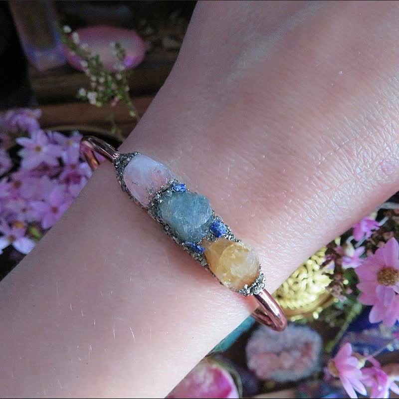 Pulsera con significado y piedra natal personalizada de Olivenorma