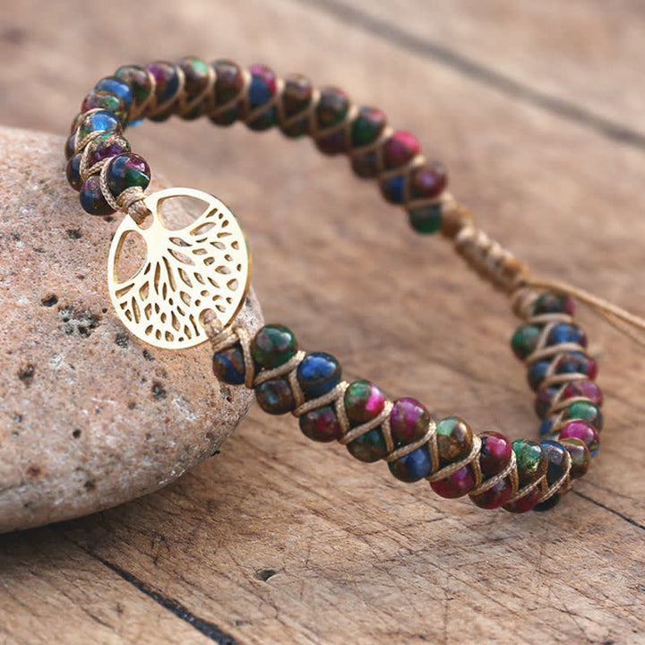 Pulsera de piedra de transformación y evolución espiritual de Olivenorma