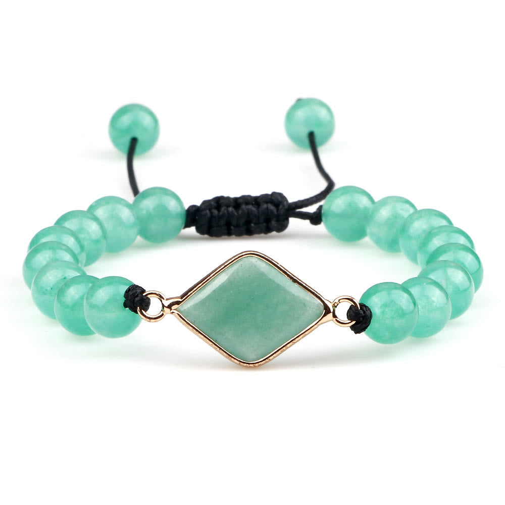 Pulsera de cuentas de opalita con piedra de ojo de gato de Olivenorma