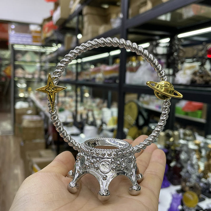 Adornos decorativos con forma de estrella y luna de Olivenorma.