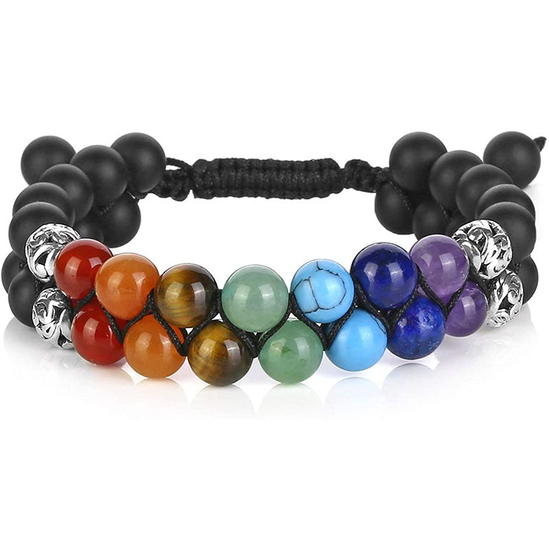 Pulsera de sanación de chakras con orgón de Olivenorma 