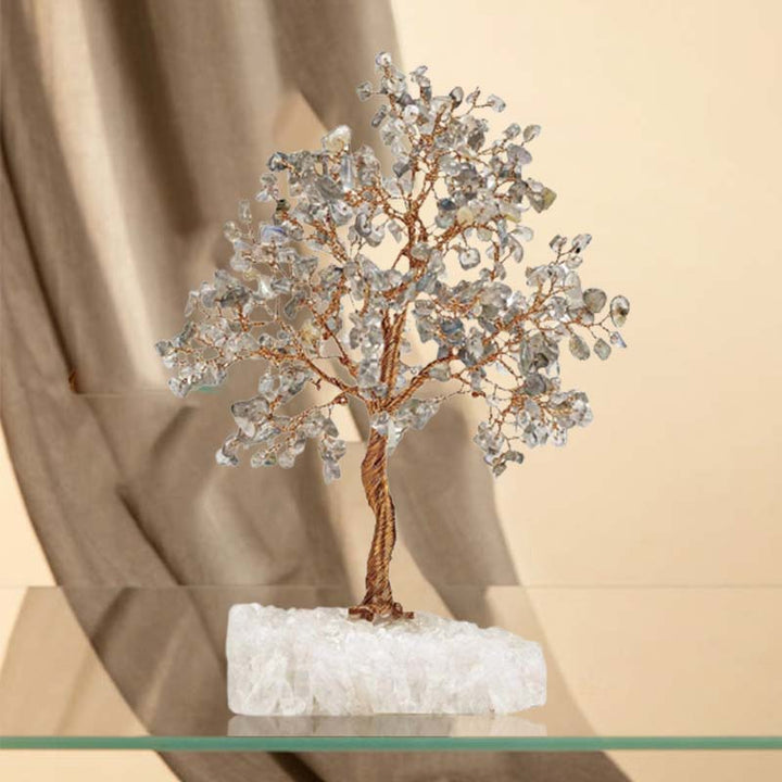 Olivenorma Potencial ilimitado: árbol de piedra labradorita Feng Shui 