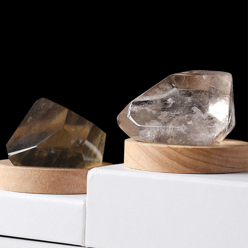 Lámpara USB de cristal natural Olivenorma