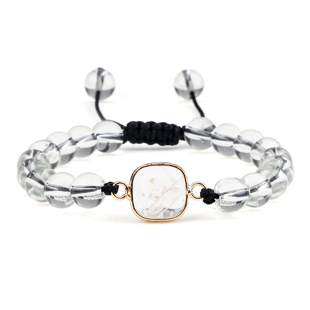 Pulsera de cuentas de opalita con piedra de ojo de gato de Olivenorma