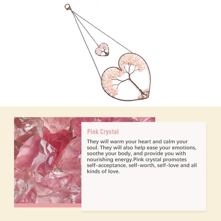 Adornos decorativos del árbol de la vida del amor de los chakras de Olivenorma 