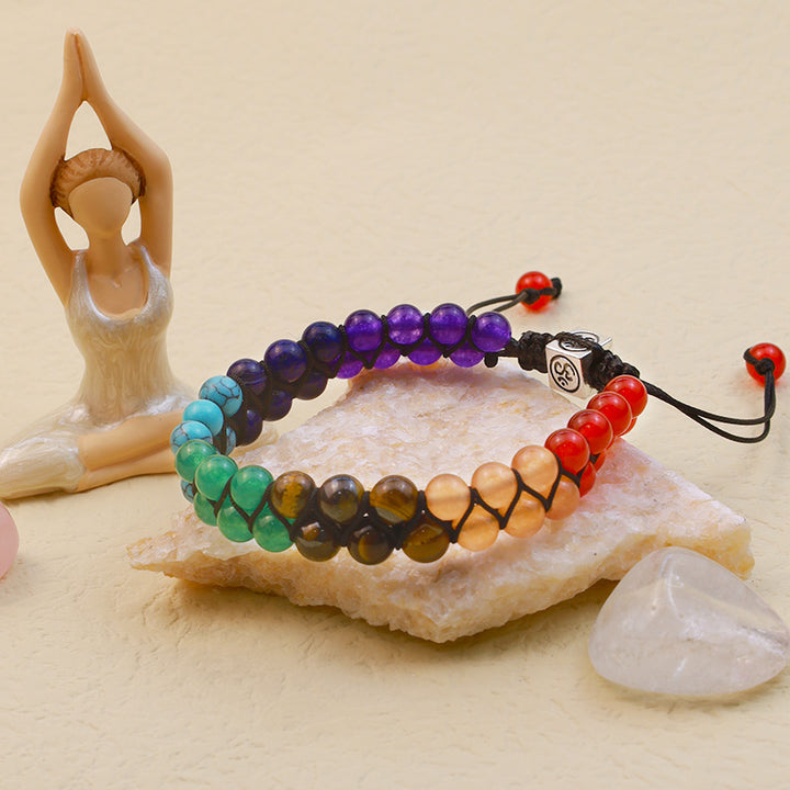 Pulsera de sanación de chakras con orgón de Olivenorma 