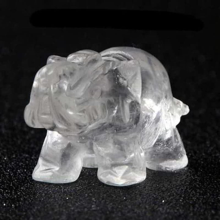 Figuras de elefantes de Reiki de Olivenorma, decoración con piedras preciosas