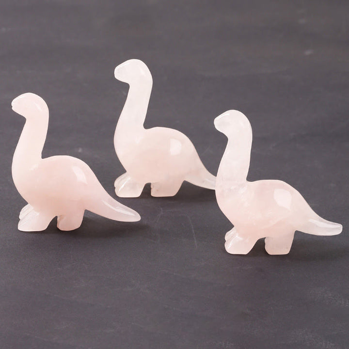 Adorno para el hogar con forma de dinosaurio de cristal de 2,5 pulgadas de Olivenorma