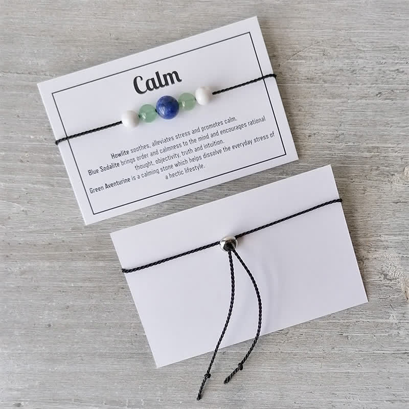 Pulsera de cristal con cuentas curativas mágicas de Olivenorma