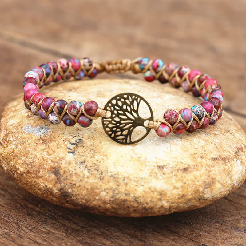 Pulsera de piedra de transformación y evolución espiritual de Olivenorma