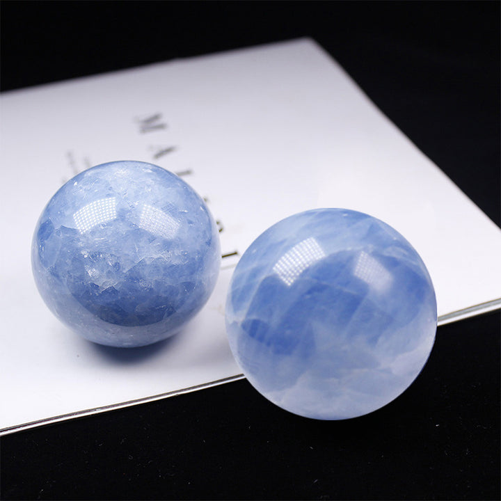 Esfera de cristal decorativa curativa de lapislázuli de Olivenorma 