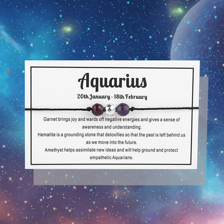Pulsera mágica de 12 estrellas con cuentas de cristal.