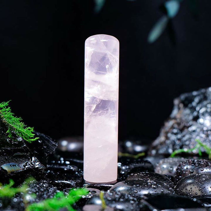 Adorno cilíndrico de cristal de chakra natural de Olivenorma, decoración con piedras preciosas
