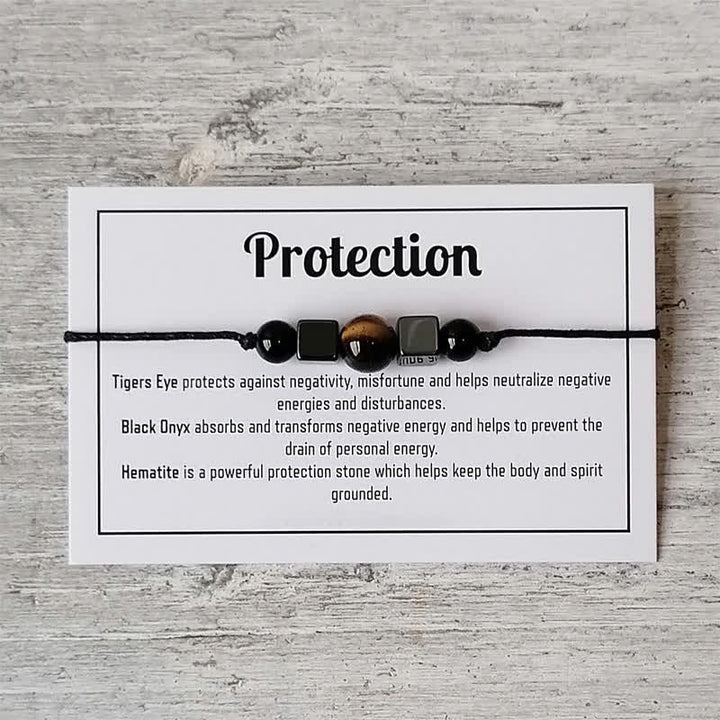 Pulsera de cristal con cuentas curativas mágicas de Olivenorma
