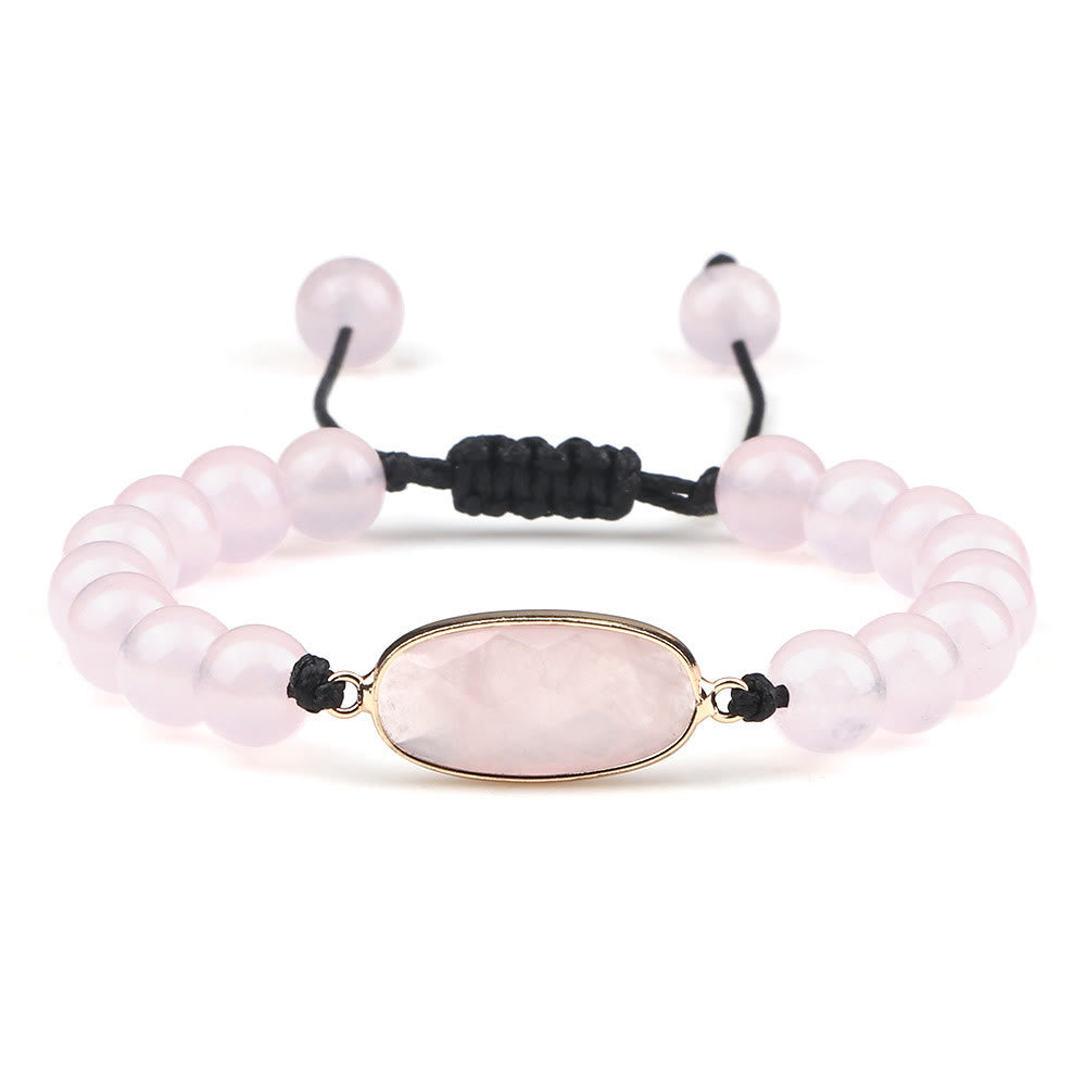 Pulsera de cuentas de opalita con piedra de ojo de gato de Olivenorma