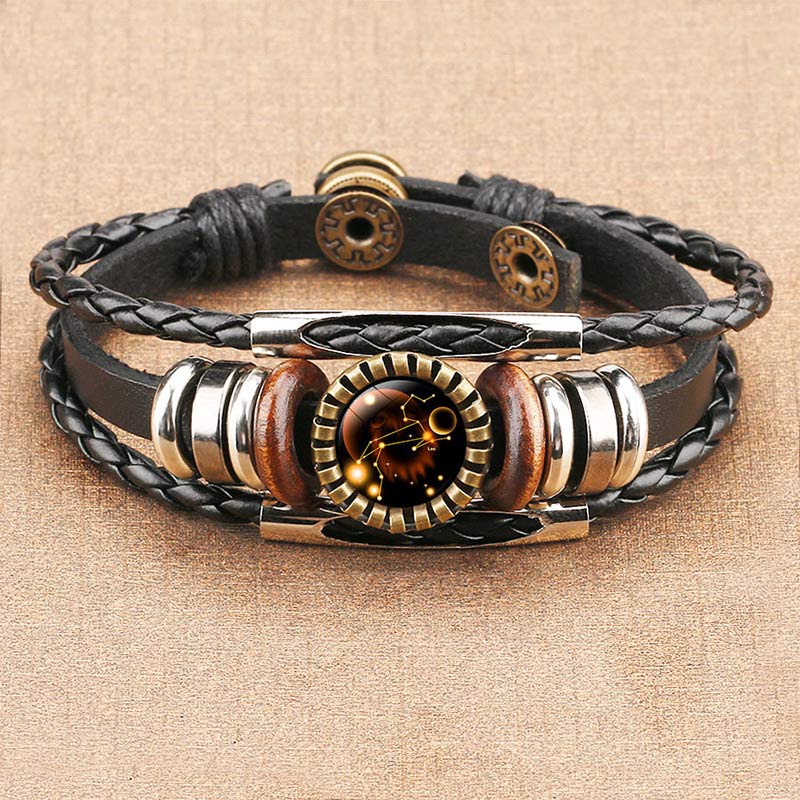 Pulsera retro del zodiaco Olivenorma