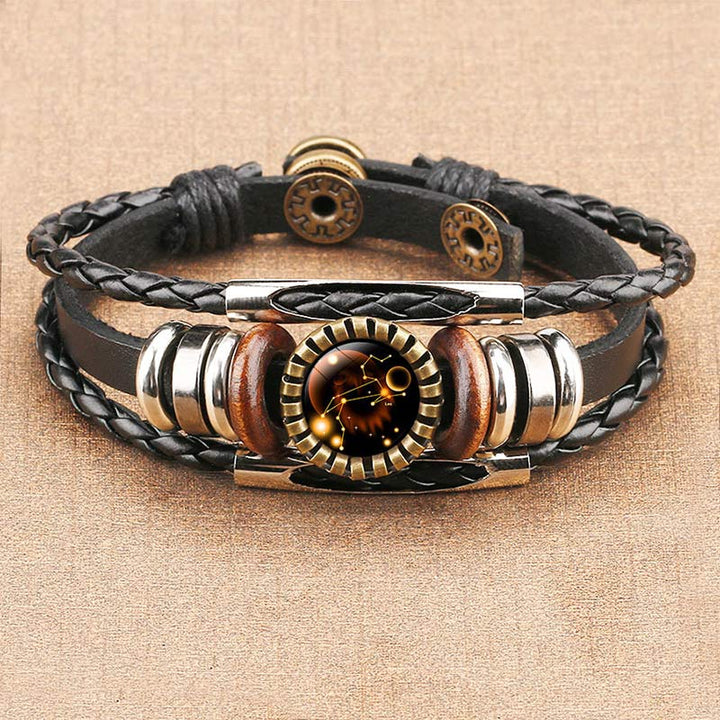 Pulsera retro del zodiaco Olivenorma