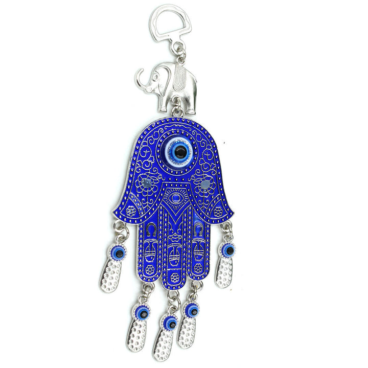 Adorno de pared con hamsa y ojo malvado azul de Olivenorma
