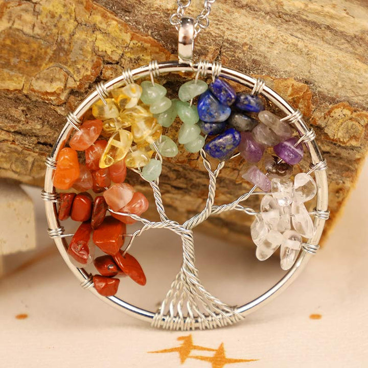 Collar de sanación de chakras con orgón de Olivenorma 