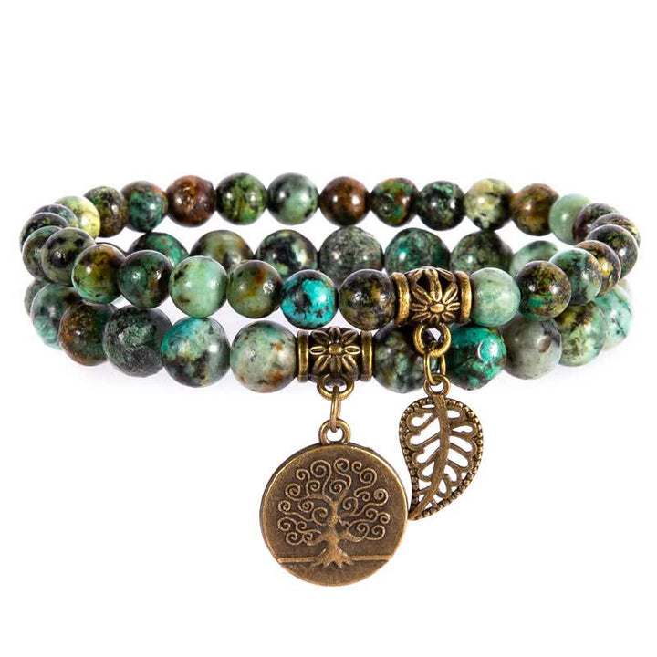 Pulsera de transformación de turquesa africana