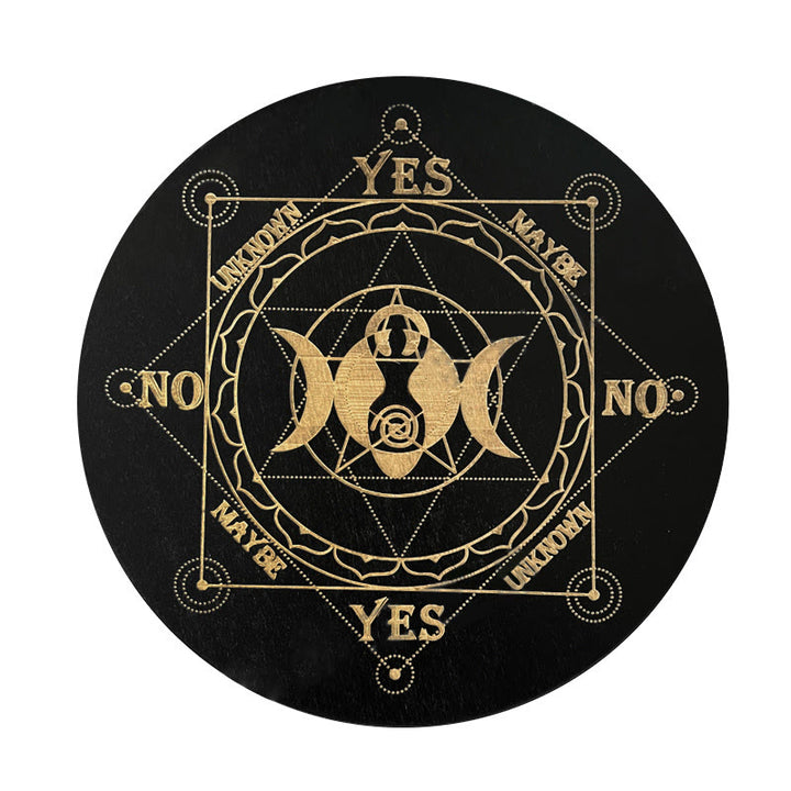 Carta del Tarot del juego de adivinación con péndulo de madera de Olivenorma