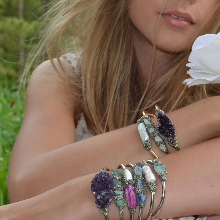 Pulsera con significado y piedra natal personalizada de Olivenorma