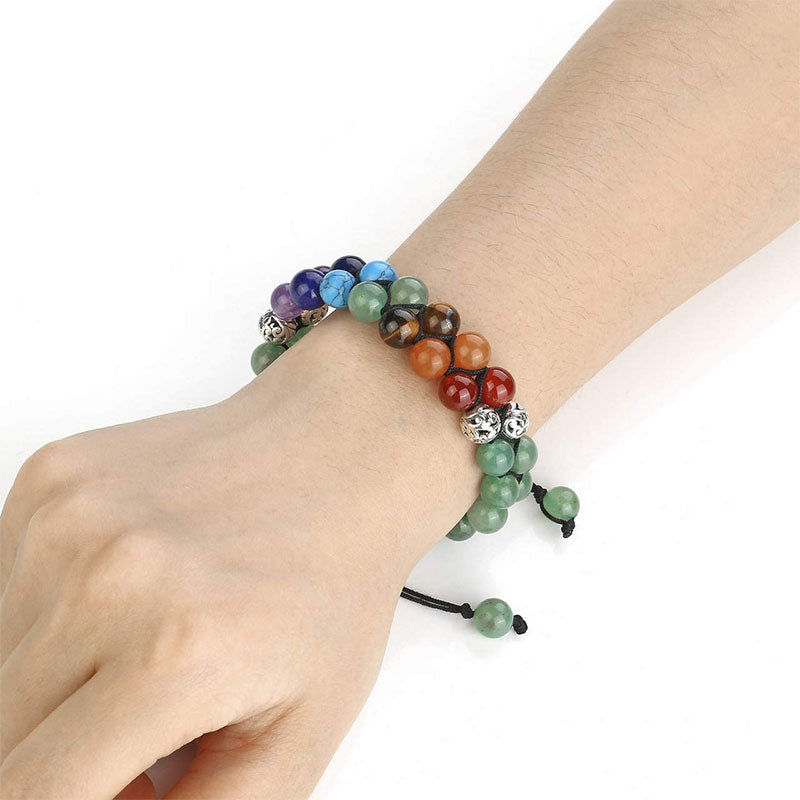 Pulsera de sanación de chakras con orgón de Olivenorma 