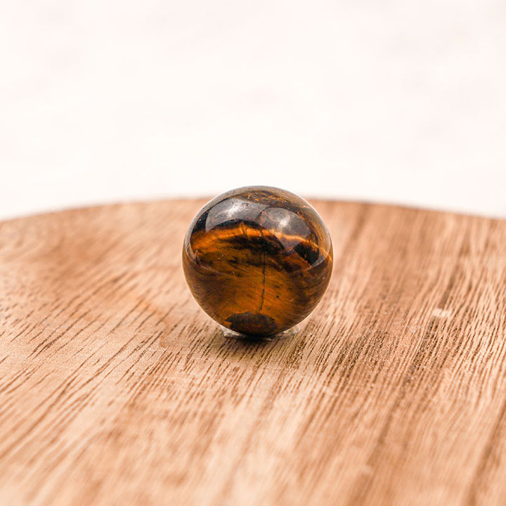 Esfera de cristal protectora de ojo de tigre de Olivenorma