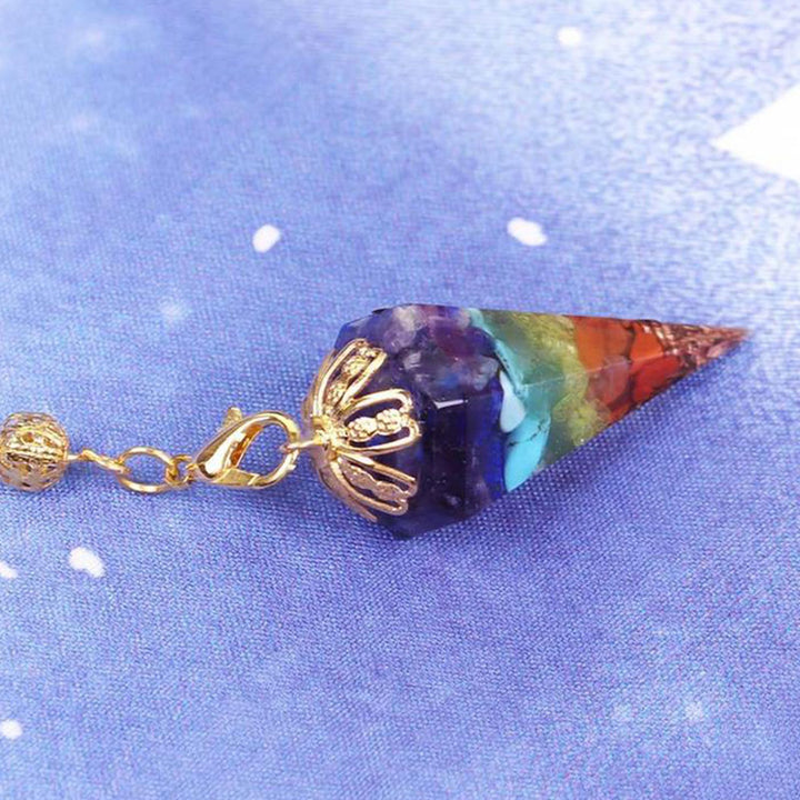 Péndulo de adivinación Olivenorma Chakra Orgone