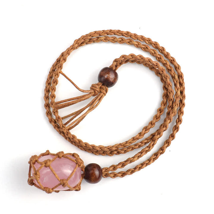 Collar de protección de cristal natural