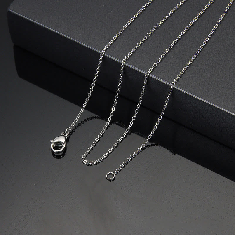 Collar con colgante de corazón de diamante y piedra natal de Olivenorma 