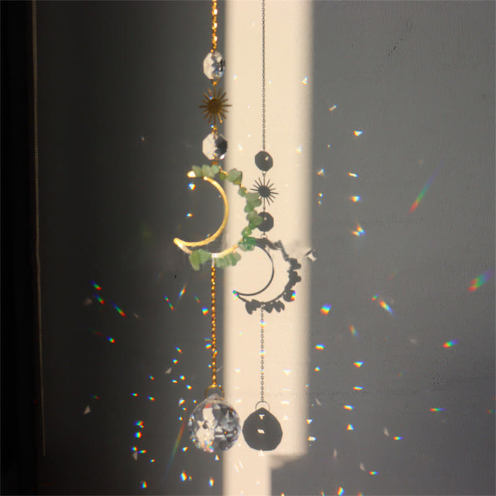 Atrapasol de luna Olivenorma para colgar en la pared