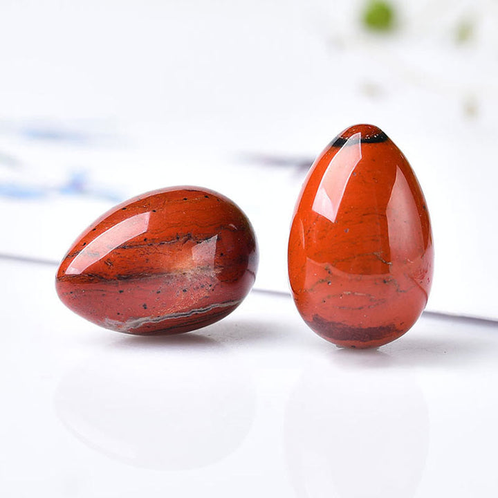 Huevos de cristal naturales energéticos de Olivenorma 