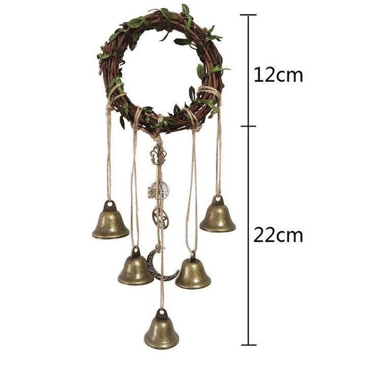 Campana de viento con forma de bruja de estilo retro de Olivenorma