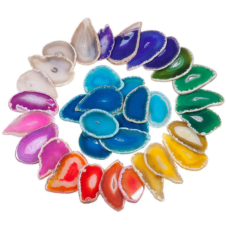 Piedras preciosas decorativas de ágata laminada natural de Olivenorma