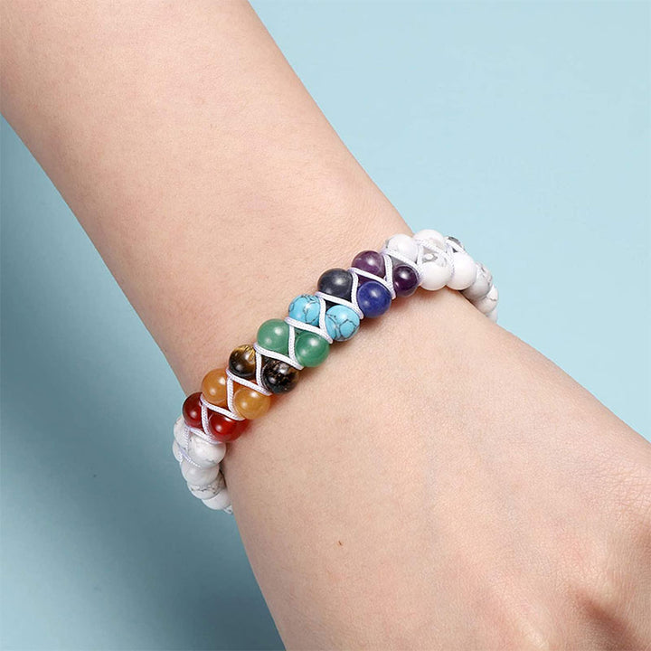 Pulsera de sanación de chakras con orgón de Olivenorma 