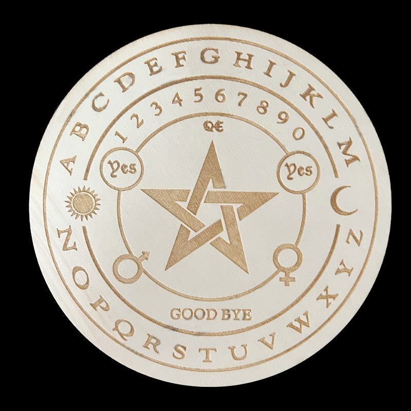 Carta del Tarot del juego de adivinación con péndulo de madera de Olivenorma