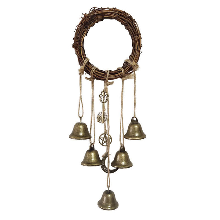 Campana de viento con forma de bruja de estilo retro de Olivenorma