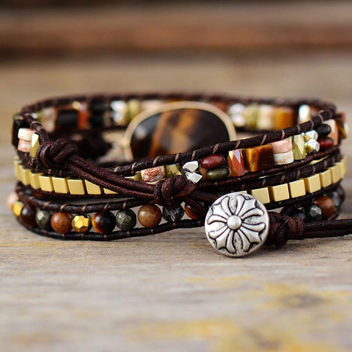 Pulsera de ojo de tigre de Olivenorma