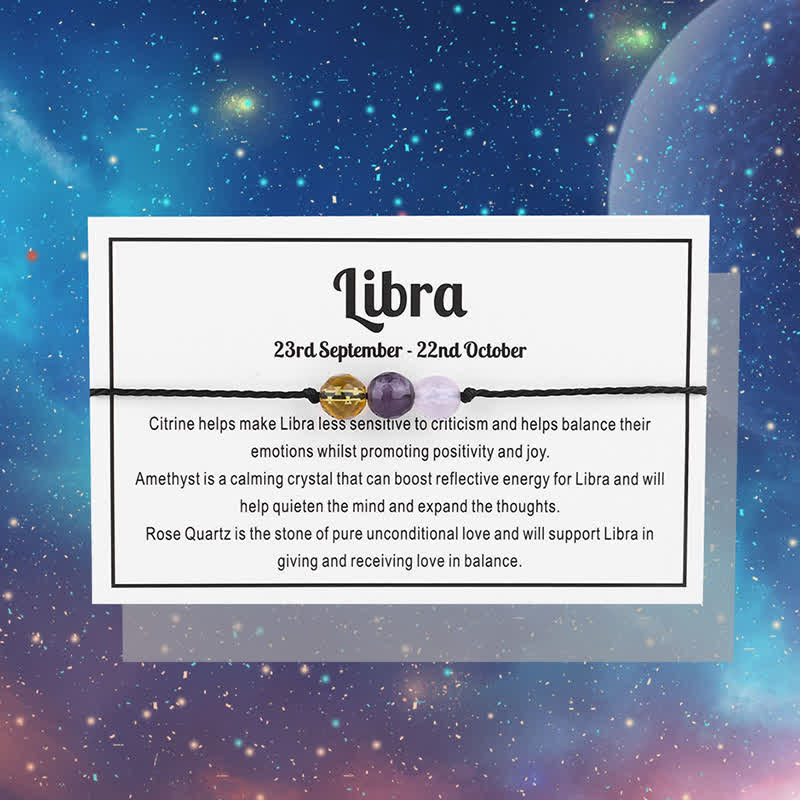Pulsera mágica de 12 estrellas con cuentas de cristal.
